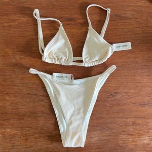NWT Zulu & Zephyr Shea Ribbed Bikini